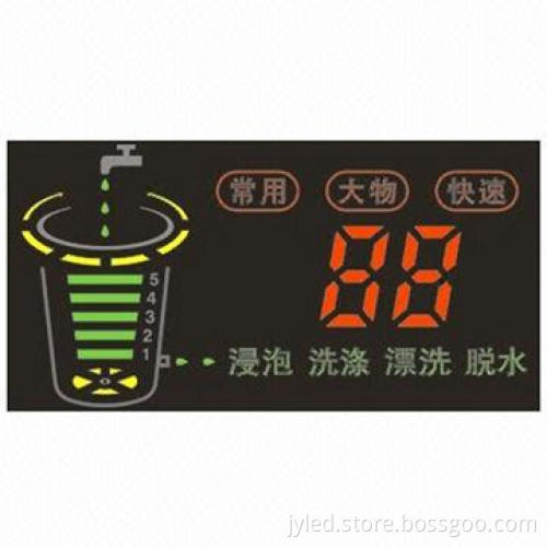 LED display with low-power consumption programmable LED sign for washing machine
